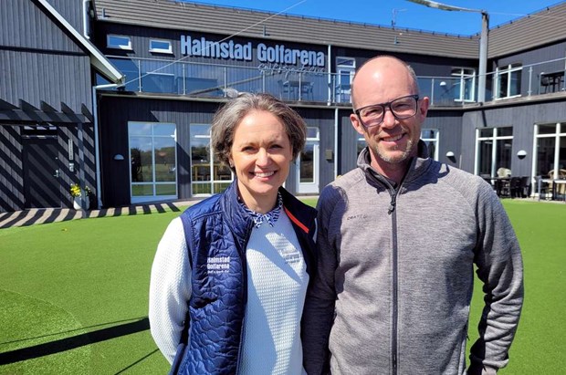 Halmstad Golfarenas nya vardagsrum redan en succ