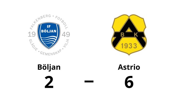 Astrio fortsätter vinna – 6-2 mot Böljan Astrio fortsätter vinna – 6-2 mot Böljan