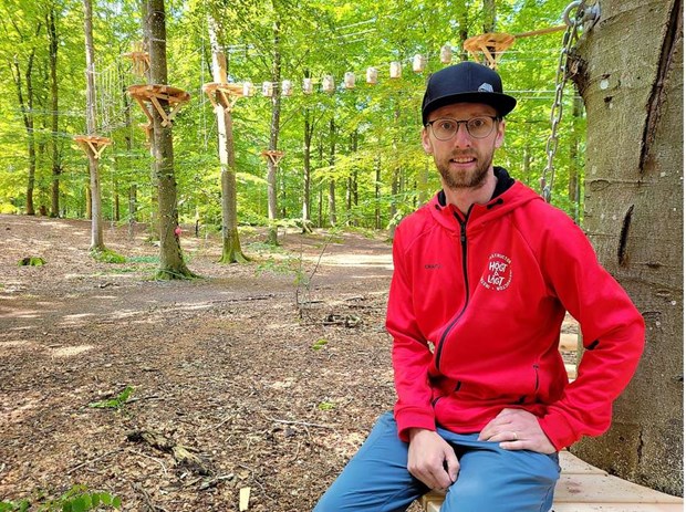 Galgberget � den perfekta skogen f�r en kl�tterpark