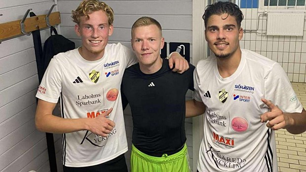Laholm upp i topp efter Max storspel i m�let
