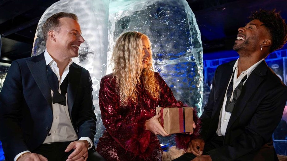 Tre julstjrnor p turn: 