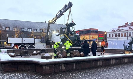 P� �terseende � stadens ikon f�r v�lf�rtj�nt v�rd