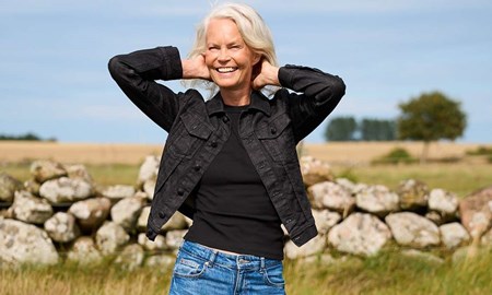 Susanne �r 62 och finalist i modellt�vling