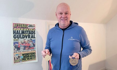 �Pingisen kommer f�lja mig in i d�den�