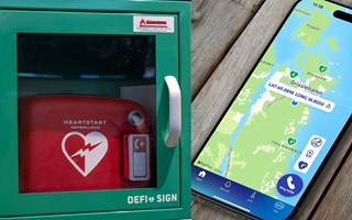 Nytt i 112-appen – visar närmaste hjärtstartare