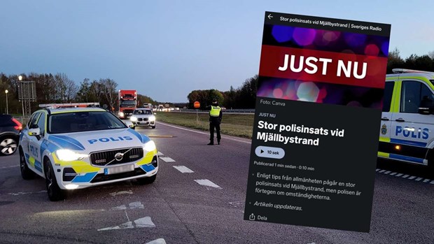 SR varnade f�r hemlig polisinsats: 