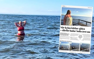 Över 10 grader – då är den riktiga badsäsongen slut